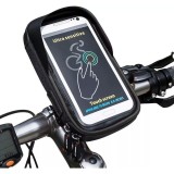 Suport de bicicleta eMazing Wheel UP pentru telefoane cu ecran tactil 6.0 inch&nbsp;impermeabil, negru