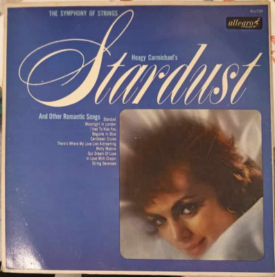 Disc vinil, LP. Hoagy Carmichael&amp;#039;s Stardust &amp;amp; Other Romantic Songs-The Symphony Of Strings foto