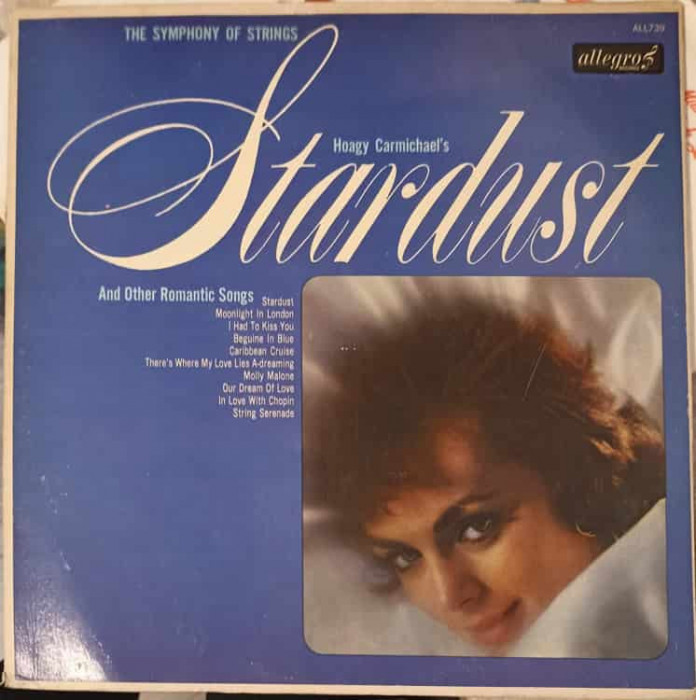 Disc vinil, LP. Hoagy Carmichael&#039;s Stardust &amp; Other Romantic Songs-The Symphony Of Strings