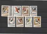 ROMANIA 1966 LP 630 PASARI CANTATOARE SERIE MNH NESTAMPILATA, Nestampilat