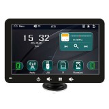 Cumpara ieftin Sistem Multimedia Techstar&reg; Apple Carplay/Android 7093P, Ecran Tactil, 7 Inch 1080P Full HD, Bluetooth, Mirror Link/Card TF/USB/AUX, Negru