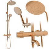 Coloana de dus cu termostat REA Lungo Copper