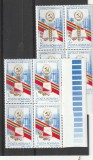 Conferinta nationala a PCR ,bloc de 4 , Nr List 1068, Romania.