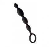 Bile Anale Anal Chain, Silicon, Negru, 19.5 cm