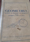 GEOMETRIA MANUAL SI CULEGERE DE PROBLEME PENTRU CLASELE A VIII A SI AIX A