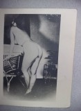 Fotografie veche NUD,Foto veche/retro FEMEIE NUD,9 cm/7 cm,de colectie,T.GRATUIT