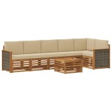 VidaXL Set Canapea Sectionala Gradina 6 Piese Lemn Acacia Natural Design Modular Exterior