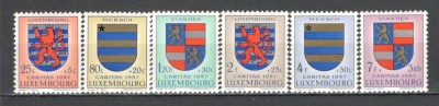 Luxemburg.1956 Steme de cantoane ML.38 foto