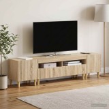 Cumpara ieftin Set de 3 piese pentru TV cu LED ARNHEM 3 buc. Stejar Sonoma