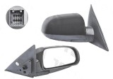 Oglinda exterioara Hyundai Sonata (Nf), 01.2005-05.2010, Dreapta, reglare electrica; carcasa neagra; incalzita; geam convex; cromat; pliere electrica