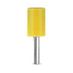 Biax sculptura lemn SABURR - Cap cilindric 19 mm, Granulatie Saburr FINA - GALBENA