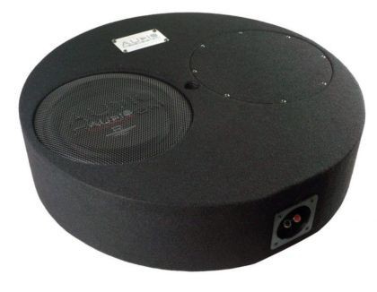 Subwoofer pasiv cu incinta 14L Audio System SUBFRAME R10 FLAT EVO2, 300 watts, 4 ohm, 250 mm, 10&quot;, roata de rezerva CarStore Technology