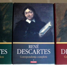 Rene Descartes - Corespondenta completa, 3 vol. scrisori iluminism, cartezianism