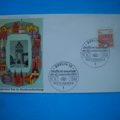 HOPCT PLIC S FDC 797 GERMANIA CLADIRI VECHI SEC XII BERLIN 1967 -GERMANIA