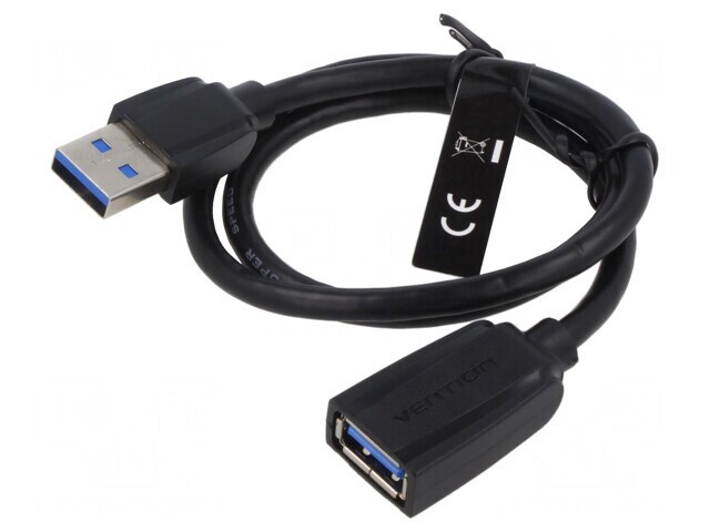 Cablu USB 3.0 A-A 0.5m Negru