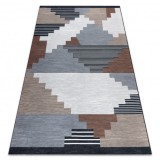 Covor ANTIKA 126 tek, geometric modern, lavabil - bej / gri, 120x170 cm