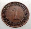 B.150 GERMANIA WEIMAR 1 REICHSPFENNIG 1931 A, Europa, Bronz