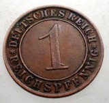 B.150 GERMANIA WEIMAR 1 REICHSPFENNIG 1931 A
