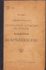 HST C1142 A szamosv&ouml;lgyi vas&uacute;t hivatalnokai ... alapszab&aacute;lyai 1909