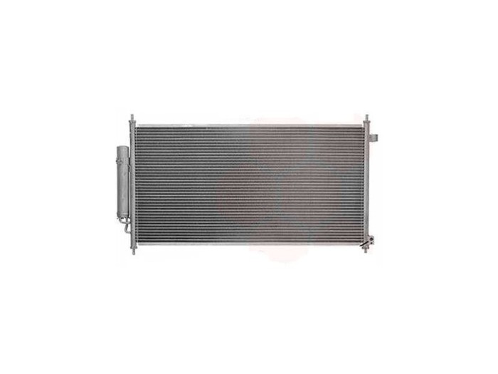 Condensator climatizare Honda FRV, 08.2004-09.2009, motor 1.7, 92 kw benzina, cutie manuala/automata, full aluminiu brazat, 770 (730)x390 (375)x16 mm