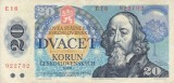 CEHOSLOVACIA 20 korun 1988 VF+!!!
