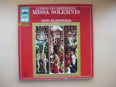 BEETHOVEN - MISSA SOLEMNIS (SODERSTROM, HOFFGEN, KMENTT) - 2 discuri, EMI foto