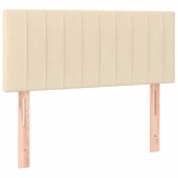 Cumpara ieftin Tablie de pat, crem, 100x5x78/88 cm, textil