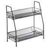 Suport organizator din metal cu 2 etajere