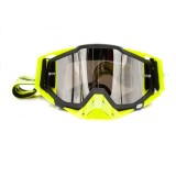 Ochelari cross/atv/enduro, Asix AS1, lentila argintie, culoare rama galben fluo/... Cod Produs: MX_NEW KAI-93