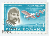 **Romania, LP 972/1978, Pionieri ai aviatiei, eroare, oblit.