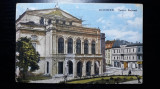 BUCURESTI - TEATRUL NATIONAL - INCEPUTUL ANILOR 1900, Circulata, Fotografie