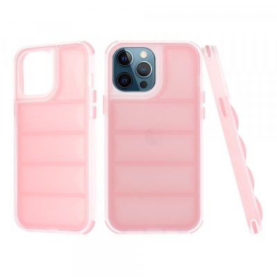 Husa pentru Apple iPhone 12 Pro Max, Techsuit, Wave Shield, Roz foto