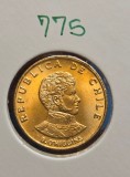 775 Chile 10 centesimos 1971, KM#194, an unic, excelenta