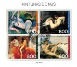 Guineea-Bissau 2021: Timbre cu Picturi Nuduri, Colita - Colectie Timbre Straine