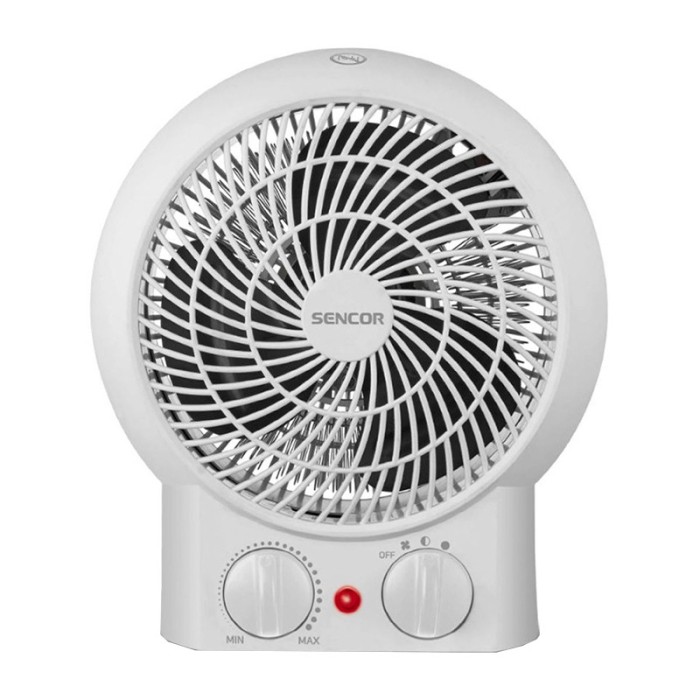 Aeroterma Sencor, 2000 W, 2 trepte putere, 24 x 21 x 11 cm, Alb