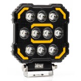 Proiector LED AWL79 48W 3000LM 12V 24V 10-36V Spot cu lumina de avertizare dinamica, 110 x 110 x 38 mm, AMiO