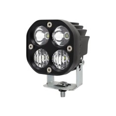 Proiector LED Off-Road 40W, 6000K, Lumina Alba, Fascicul Spot, Dimensiuni 77mm x 69mm x 77mm, Ideal pentru ATV, SUV, Camioane, Pescuit, Camping, Utila
