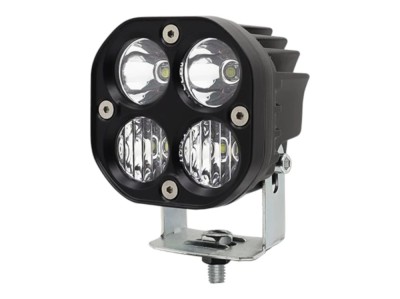 Proiector LED Off-Road 40W, 6000K, Lumina Alba, Fascicul Spot, Dimensiuni 77mm x 69mm x 77mm, Ideal pentru ATV, SUV, Camioane, Pescuit, Camping, Utila foto