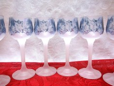 SET PAHARE CRISTAL COLORAT - PAHARE LICHIOR 13.5 CM
