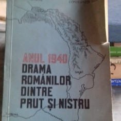 IOAN SCURTU, CONSTANTIN HLIHOR - ANUL 1940 DRAMA ROMANILOR DINTRE PRUT SI NISTRU {ED ACADEMIEI DE INALTE STUDII MILITARE 1992 192 PAG}