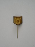 QW9 I 86 - Insigna - tematica industrie - inscriptia Infratirea 20, Romania de la 1950