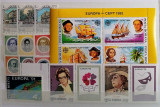 B1620 - lot timbre neuzate diverse tari,valoare catalog &euro; 30.25