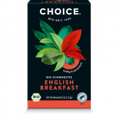 Ceai negru bio English Breakfast, 20 pliculete a 2.2g / 44.0g Choice®