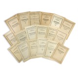 Facultatea de Filosofie și Litere, 18 programe ale cursurilor și seminariilor, 1930-1948, cu semnătura lui D. D. Roșca