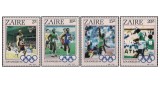 Zaire 1984 - J.O. Los angeles, serie scurta neuzata