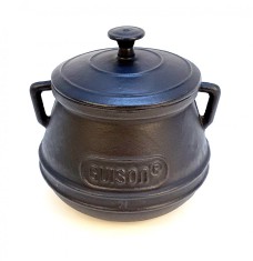 Oala din fonta, turnata, emailata cu capac, 2 litri, gatit profesional, Guison, GRC91502