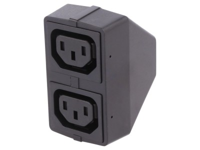 Conector alimentare AC splitter C14 C13 x2 foto