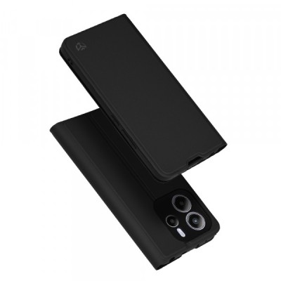 Husa pentru Xiaomi Redmi Note 14 4G (Standard), Techsuit, Magskin Book, Neagra foto