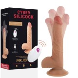 Cyber Silicock-Remote Control Realistic Mr John 23.88 cm -o- 4.3 cm