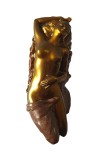 Cumpara ieftin Statueta decorativa, Femeie, Auriu, 17 cm, GXL003